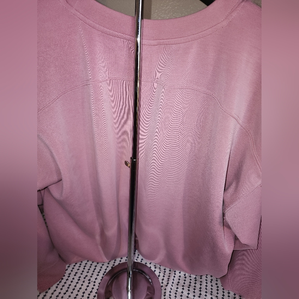 Cascade Collective Dusty Rose Long Sleeve Top - Picture 2 of 4